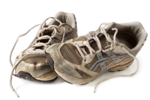 old-running-shoes